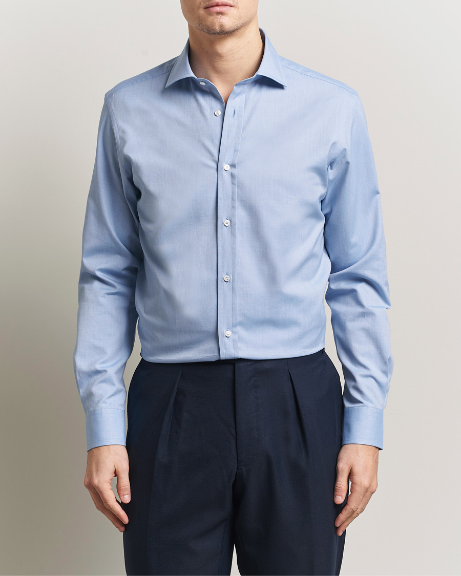 Uomini | Camicie | Ralph Lauren Purple Label | Oxford Button Down Shirt Light Blue