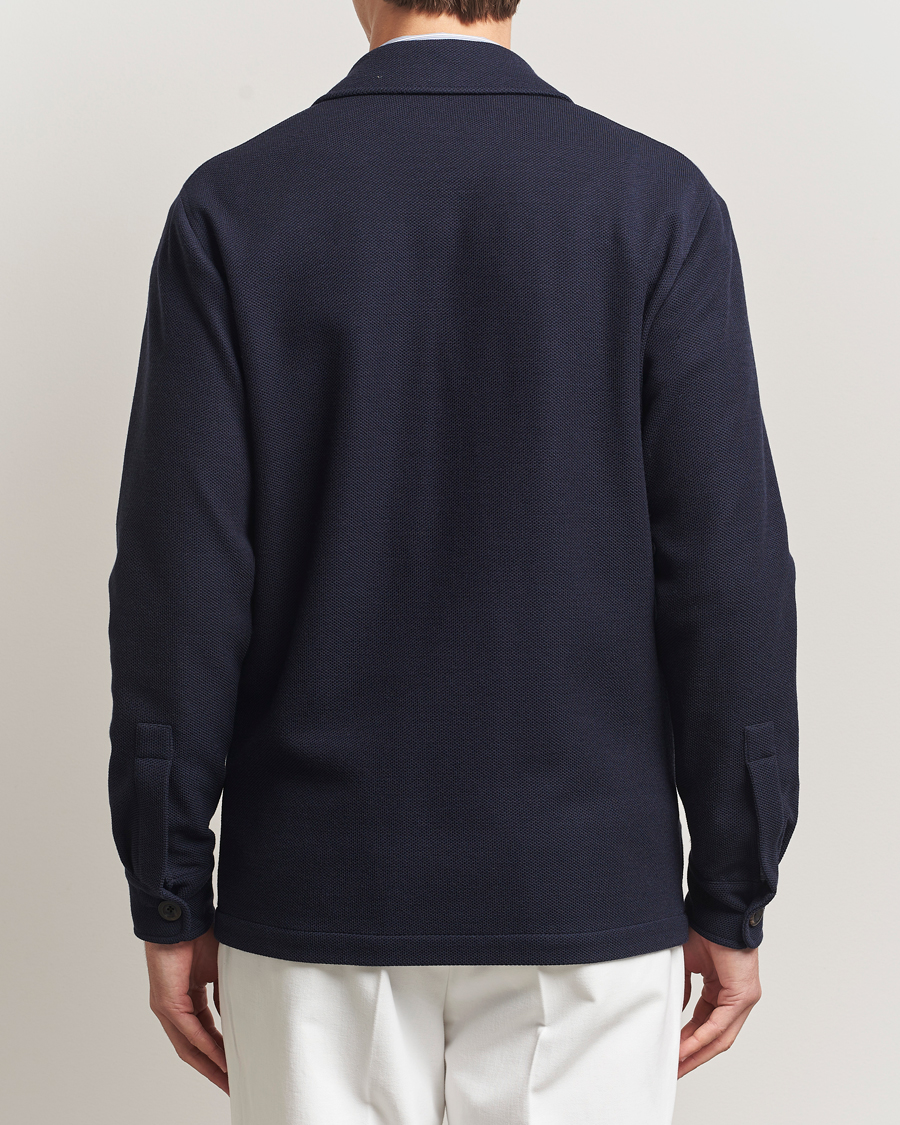 Uomini | Blazers | Ralph Lauren Purple Label | Wool/Cotton Jacket Chairman Navy