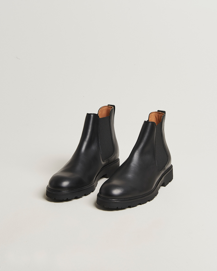 Uomini | Stivali | UBR | Thunder Chelsea Leather Boot Black