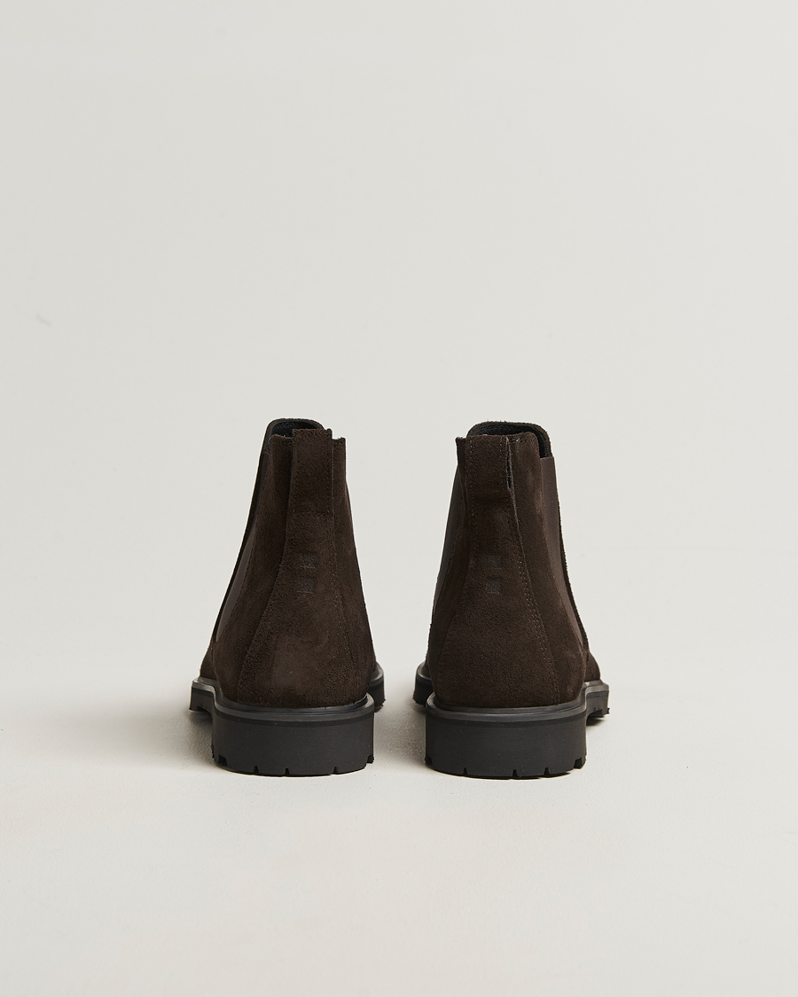 Uomini | Stivali | UBR | Thunder Chelsea Suede Boot Dark Brown
