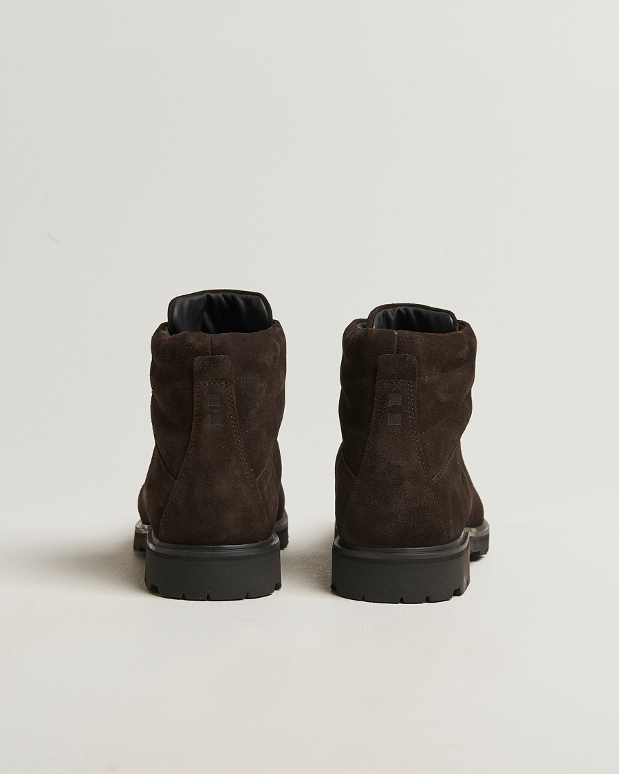 Uomini | Stivali | UBR | Black Storm Suede Boot Dark Brown