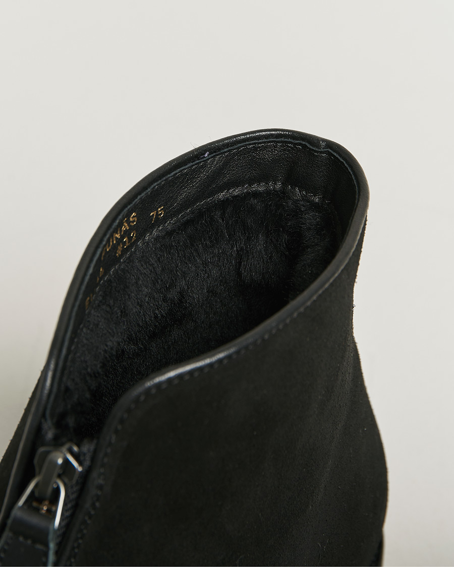 Uomini | Stivali | Myrqvist | Funäs Boot Black Suede