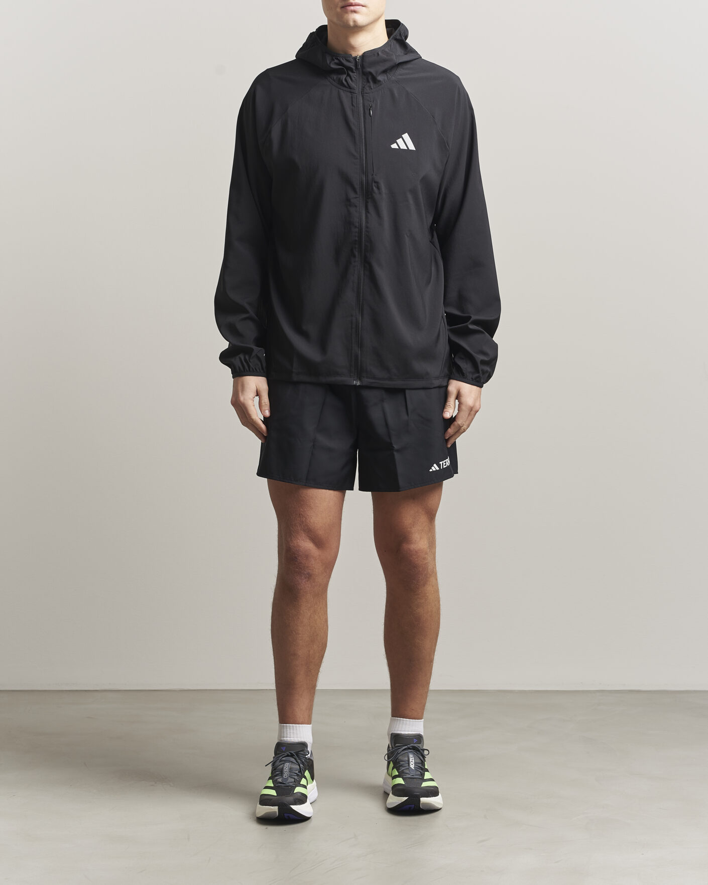 Uomini | Giacche | adidas Performance | Running Hooded Jacket Black