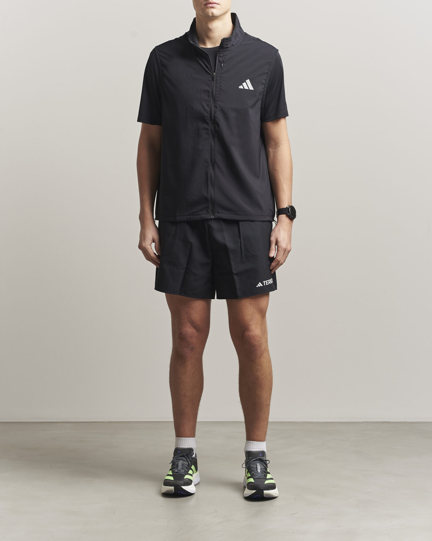 Uomini | Giacche | adidas Performance | Running Vest Black