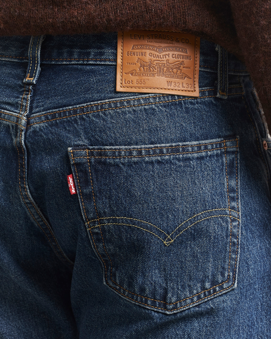 Uomini | Jeans | Levi's | 555 Relaxed Straight Jeans Check The Score