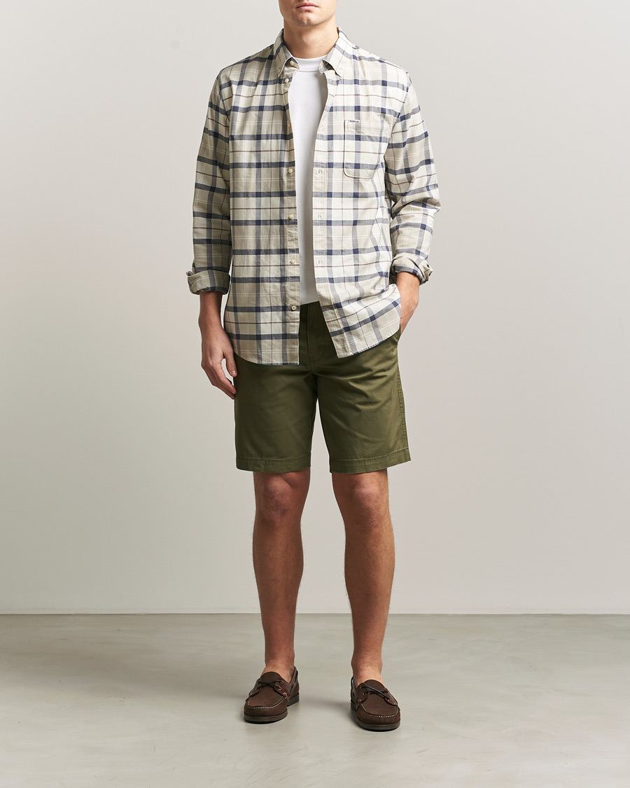 Uomini | Pantaloncini | Levi's | Garment Dyed Chino Shorts Bunker Olive