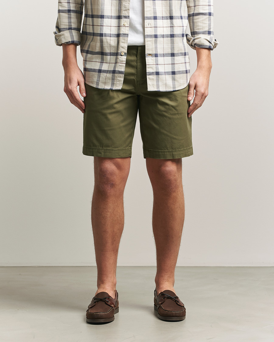 Uomini | Pantaloncini | Levi's | Garment Dyed Chino Shorts Bunker Olive