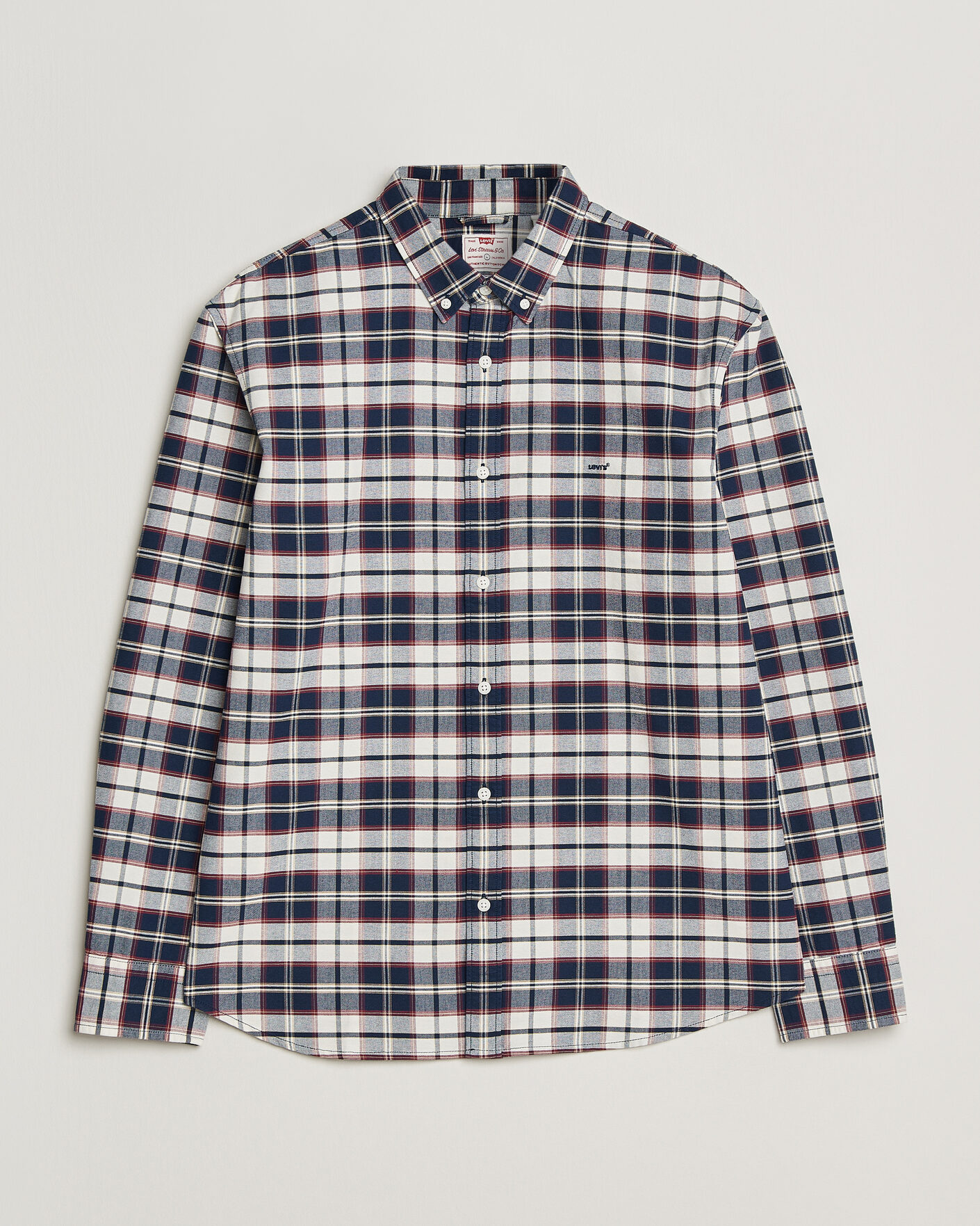 Uomini | Camicie | Levi's | Cotton Checked Shirt Dress Blues