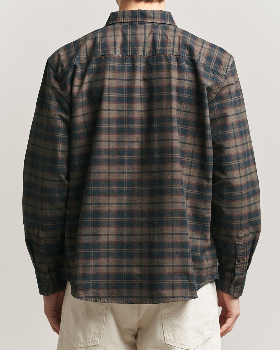 Uomini | Camicie | Levi's | Cotton Checked Shirt Chocolate