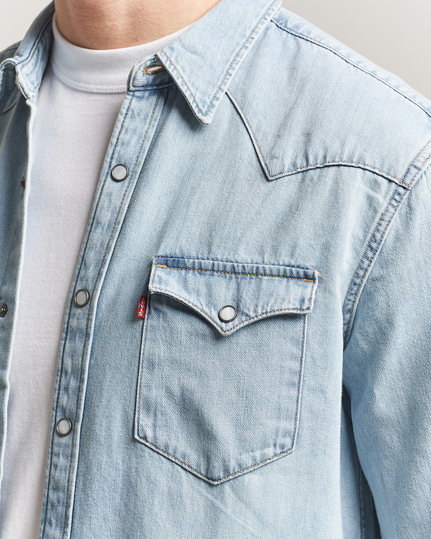 Uomini | Camicie | Levi's | Barstow Western Standard Shirt Worn In Blue