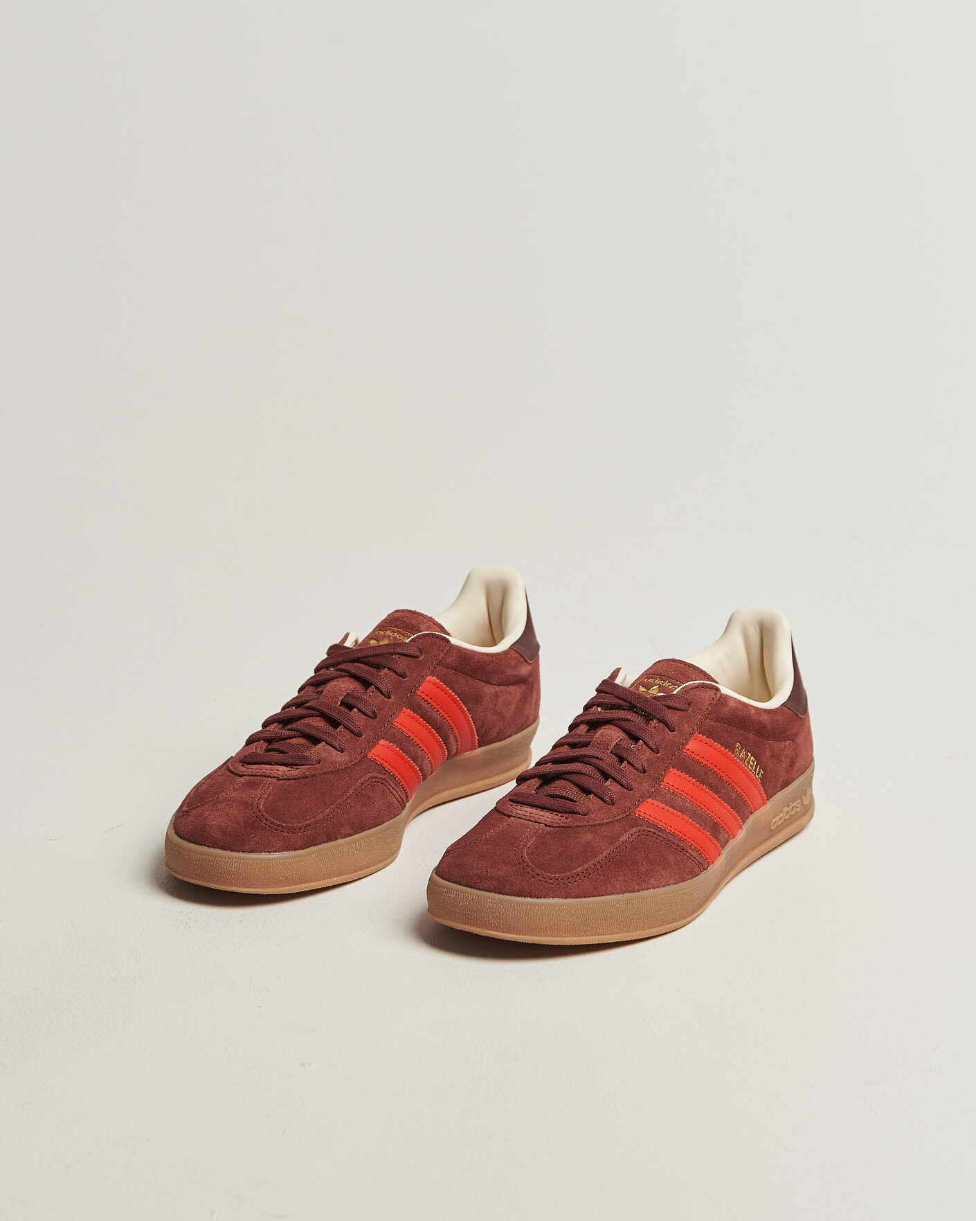 Uomini | Sneakers | adidas Originals | Gazelle Indoor Sneaker Brown/Red