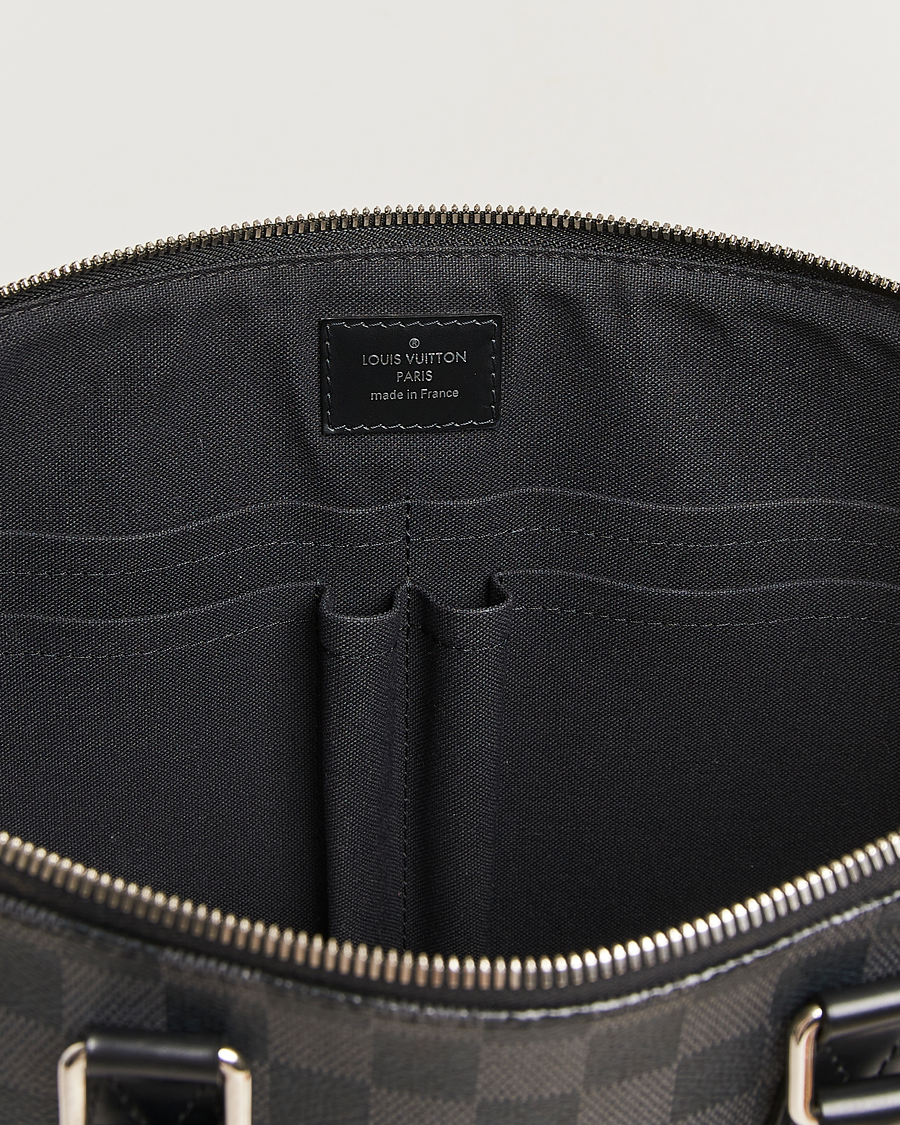 Uomini | Pre-Owned & Vintage Bags | Louis Vuitton Pre-Owned | Porte Documents Jour Damier Graphite