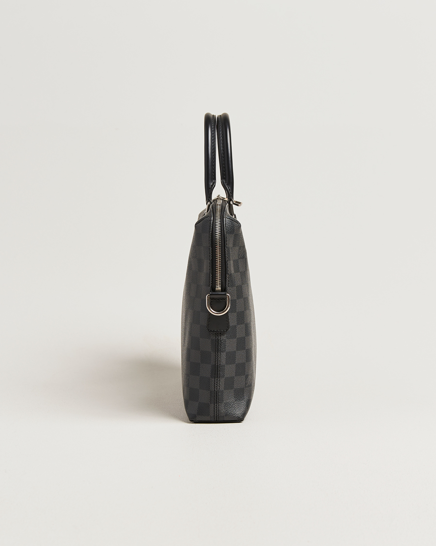 Uomini | Pre-Owned & Vintage Bags | Louis Vuitton Pre-Owned | Porte Documents Jour Damier Graphite