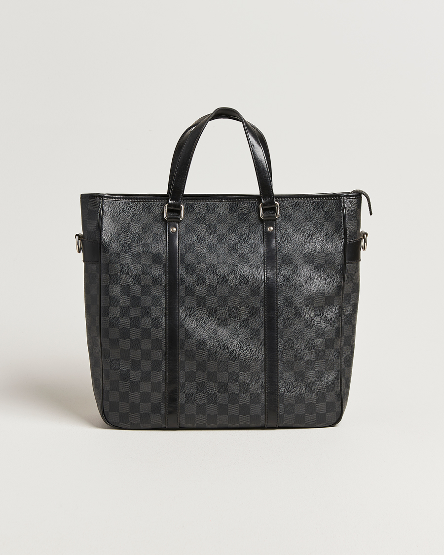 Uomini | Louis Vuitton Pre-Owned Tadao Tote Bag Damier Graphite | Louis Vuitton Pre-Owned | Tadao Tote Bag Damier Graphite