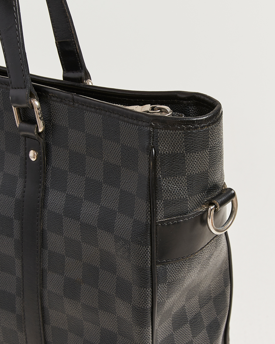 Uomini | Louis Vuitton Pre-Owned Tadao Tote Bag Damier Graphite | Louis Vuitton Pre-Owned | Tadao Tote Bag Damier Graphite