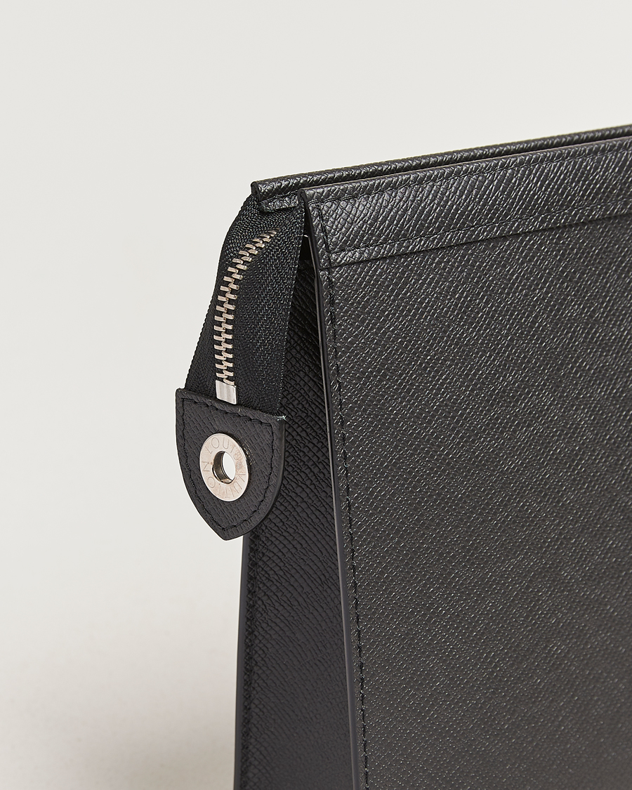 Uomini | Pre-Owned & Vintage Bags | Louis Vuitton Pre-Owned | Pochette Voyage Taiga MM Black