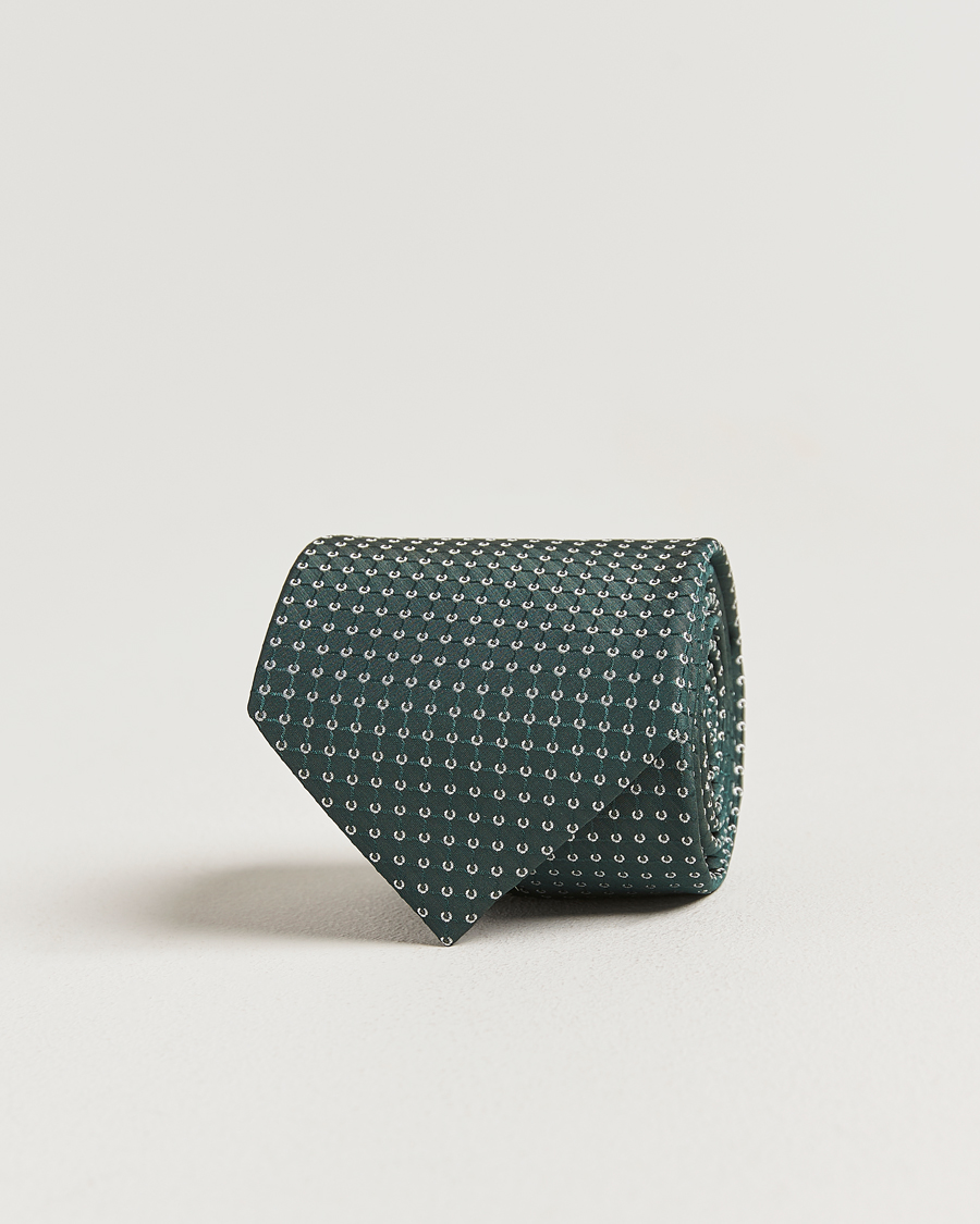 Uomini | Cravatte | Brioni | Microstructure Silk Tie Green