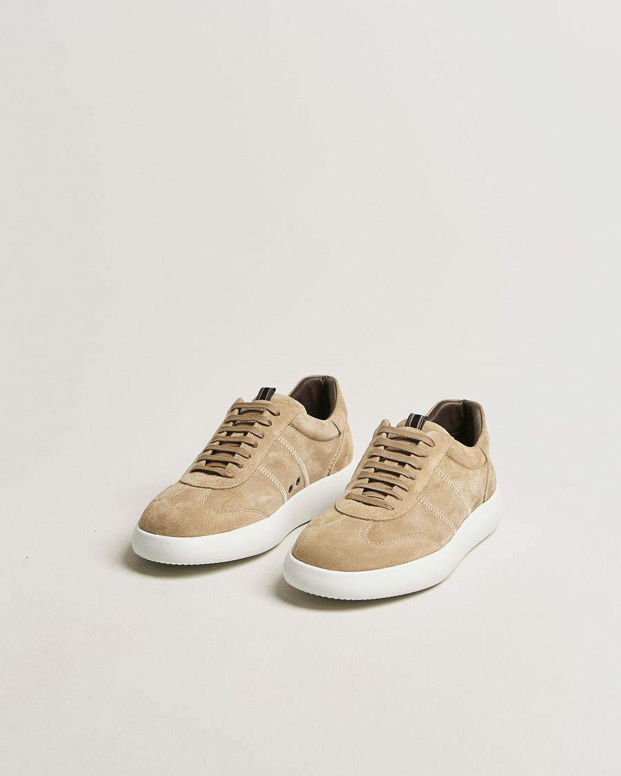 Uomini | Sneakers | Brioni | Cassetta Sneakers Beige Suede