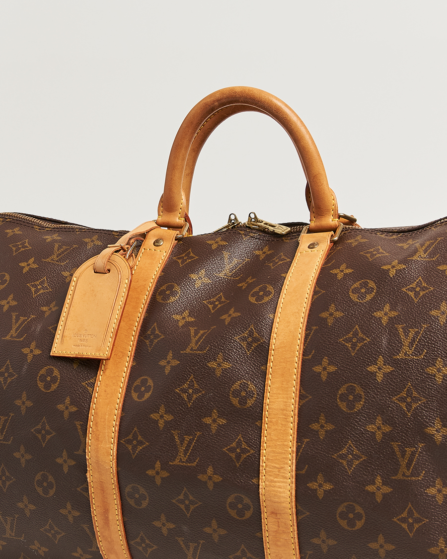 Uomini | Pre-Owned & Vintage Bags | Louis Vuitton Pre-Owned | Keepall Bandouliére 55 Monogram