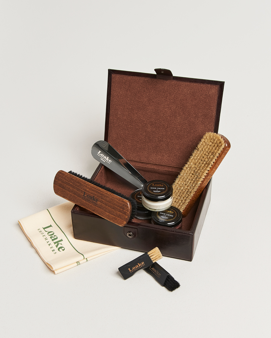Uomini | Cura delle scarpe | Loake Shoemakers | Saphir Small Leather Valet Box