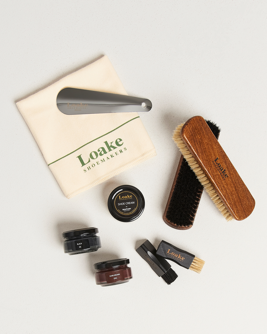 Uomini | Cura delle scarpe | Loake Shoemakers | Saphir Small Leather Valet Box