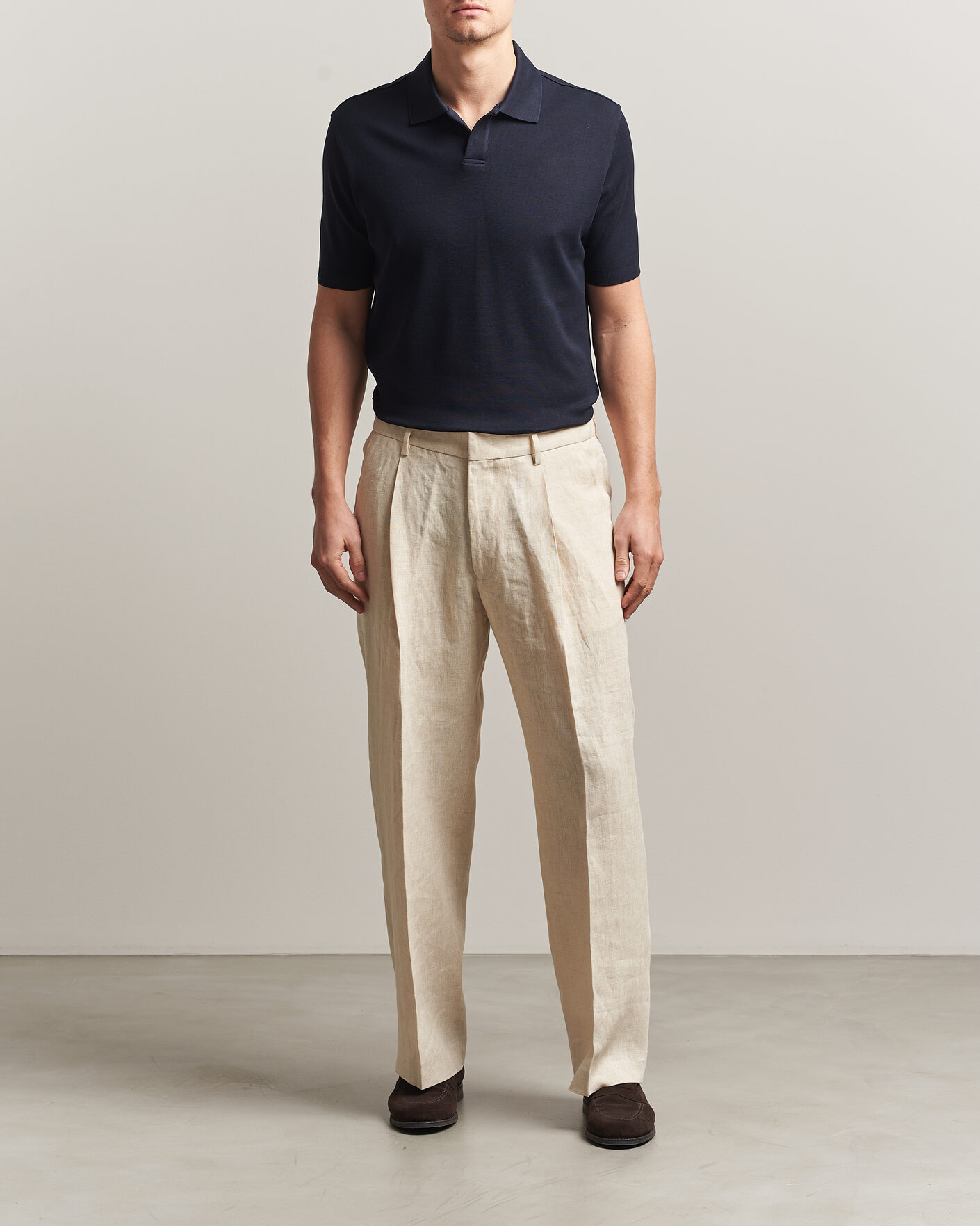 Uomini | Polo | Altea | Jersey Piquet Polo Navy