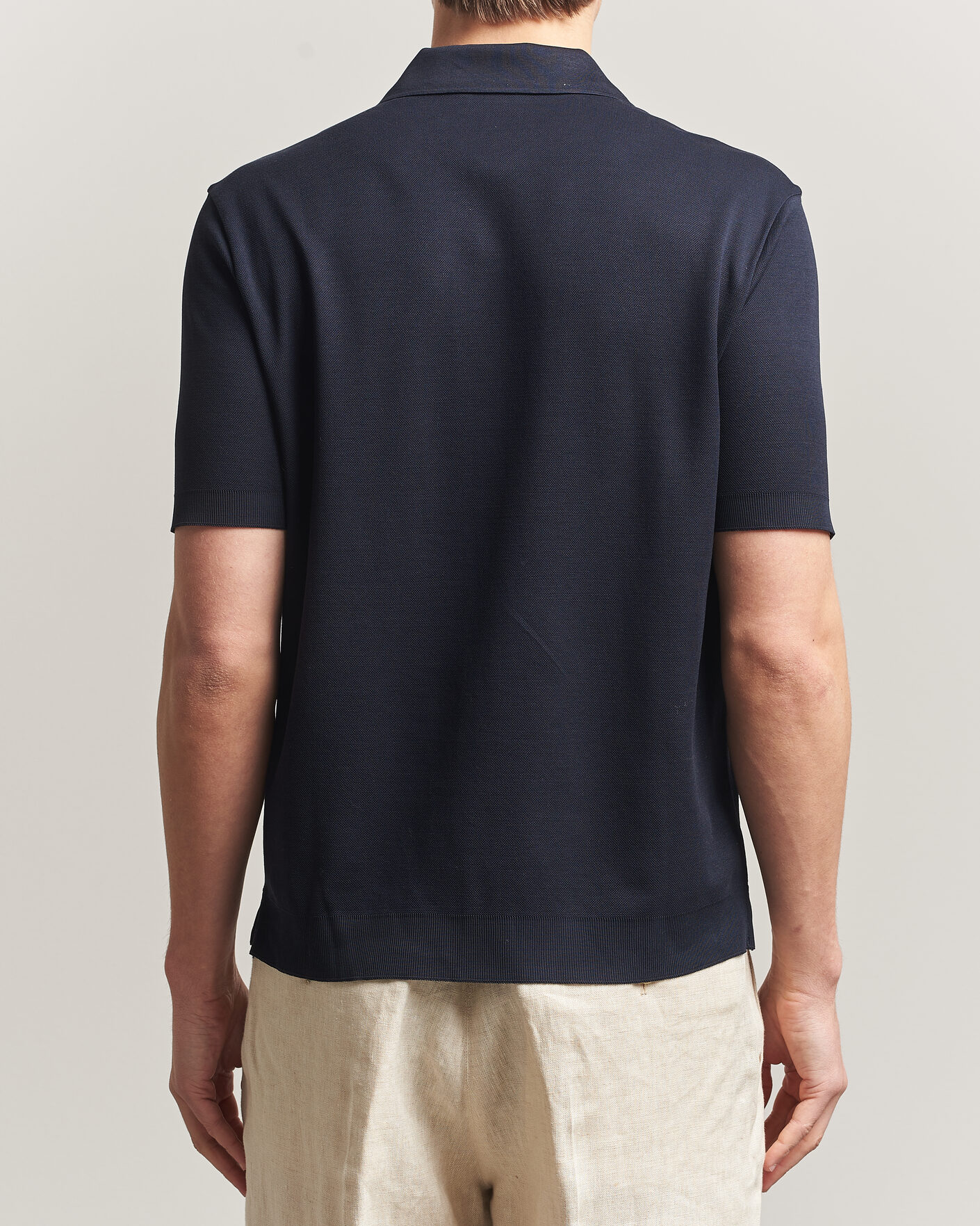 Uomini | Polo | Altea | Jersey Piquet Polo Navy