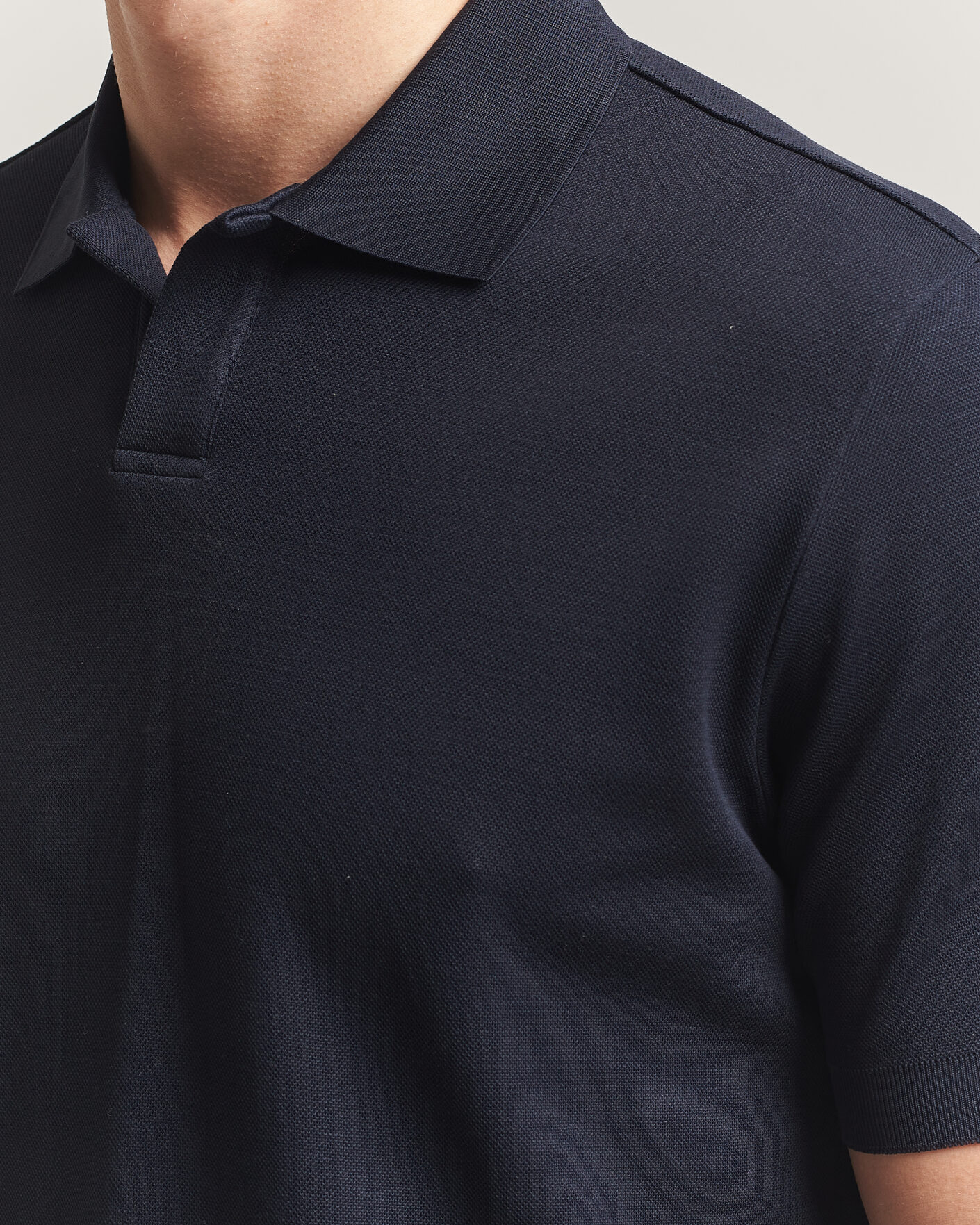 Uomini | Polo | Altea | Jersey Piquet Polo Navy