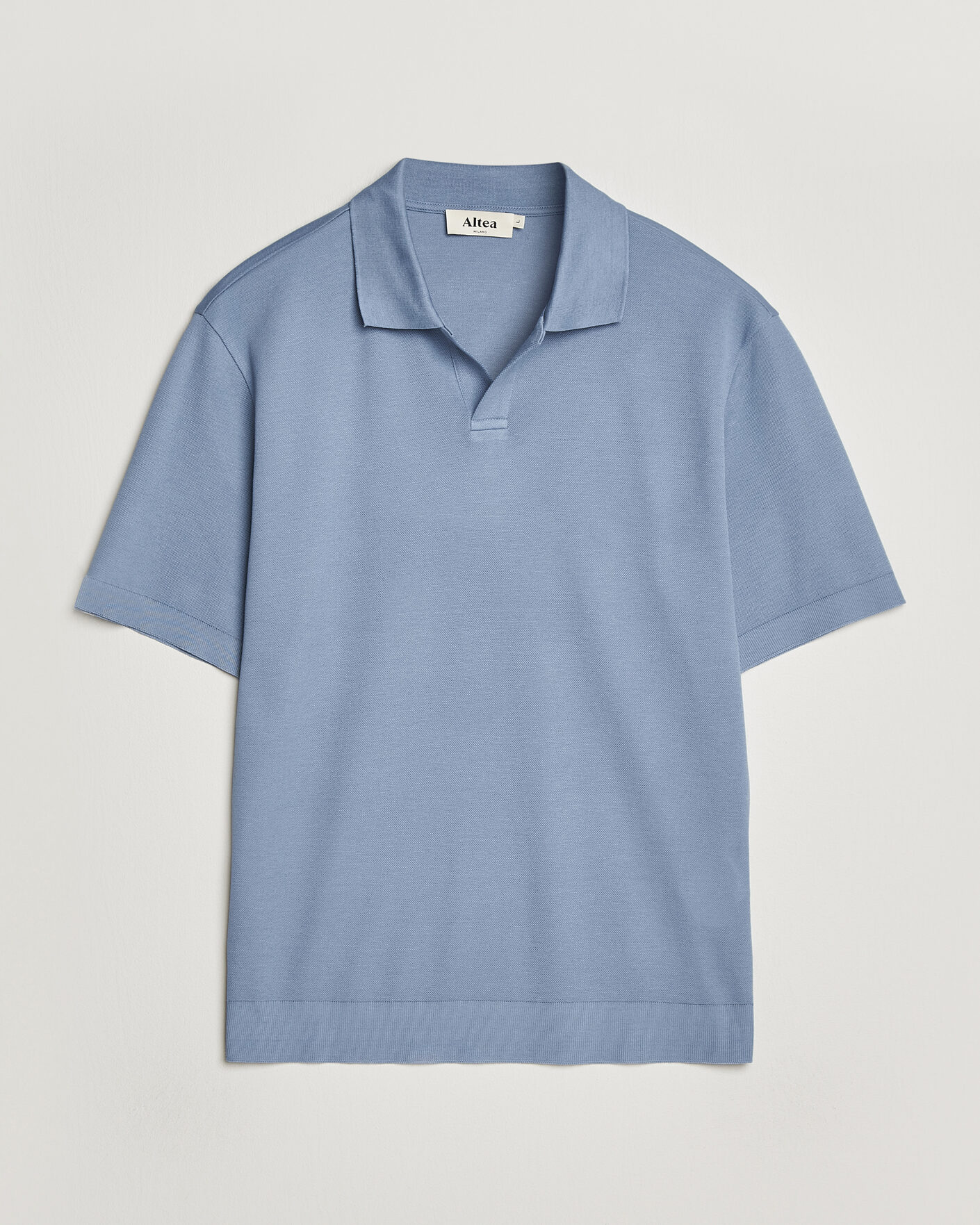 Uomini | Polo | Altea | Jersey Piquet Polo Light Blue