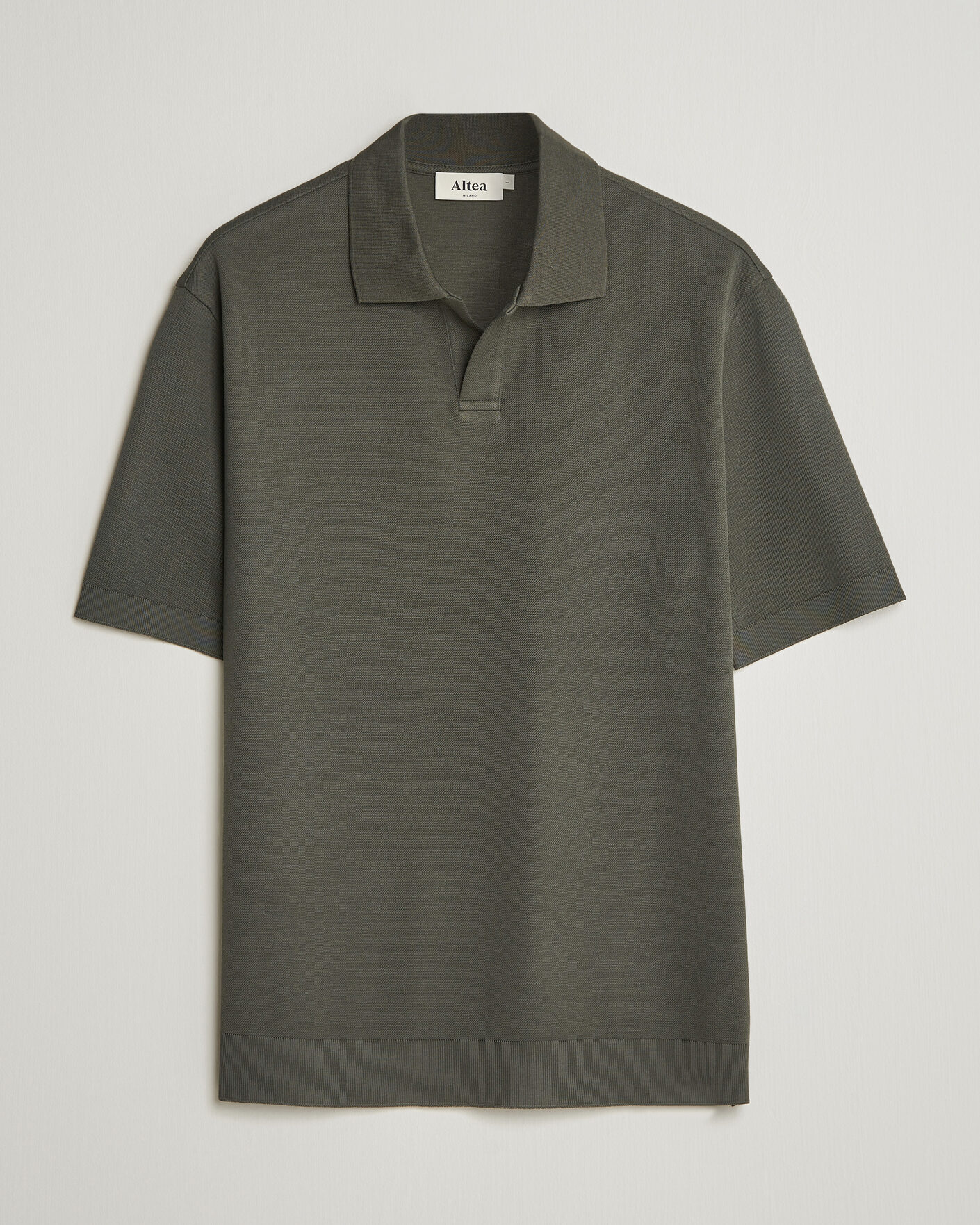 Uomini | Polo | Altea | Jersey Piquet Polo Dark Green