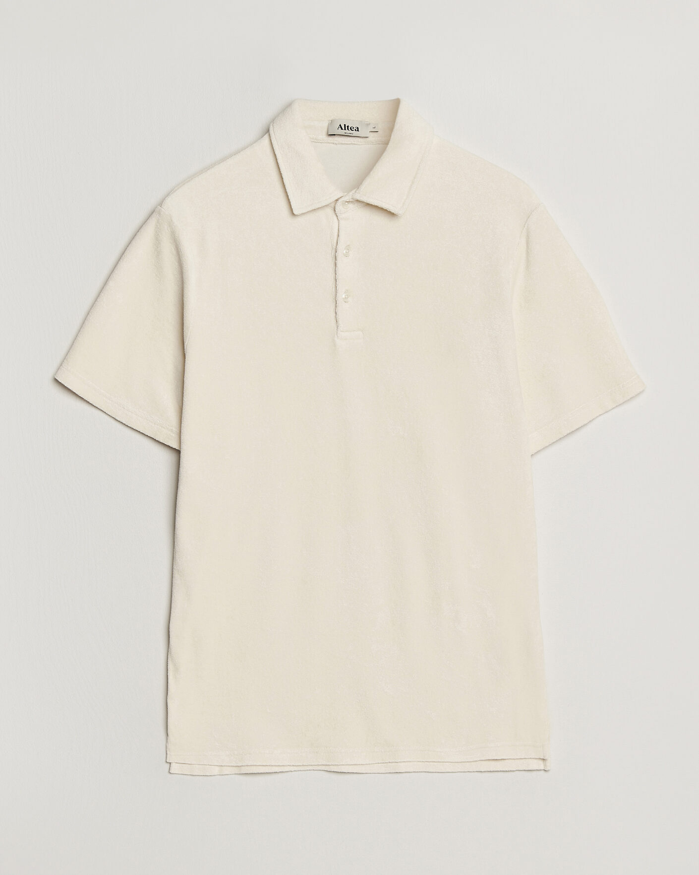 Uomini | Polo | Altea | Terry Cotton Polo Off White