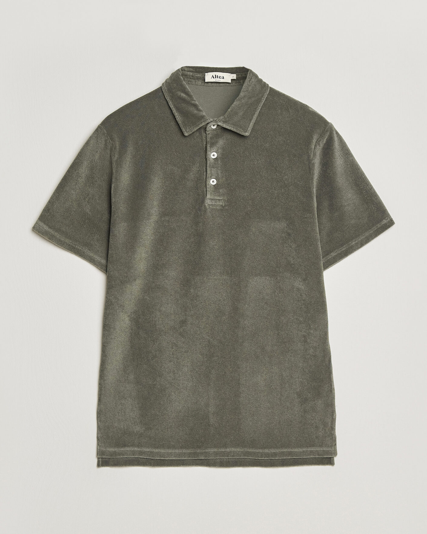 Uomini | Polo | Altea | Terry Cotton Polo Olive
