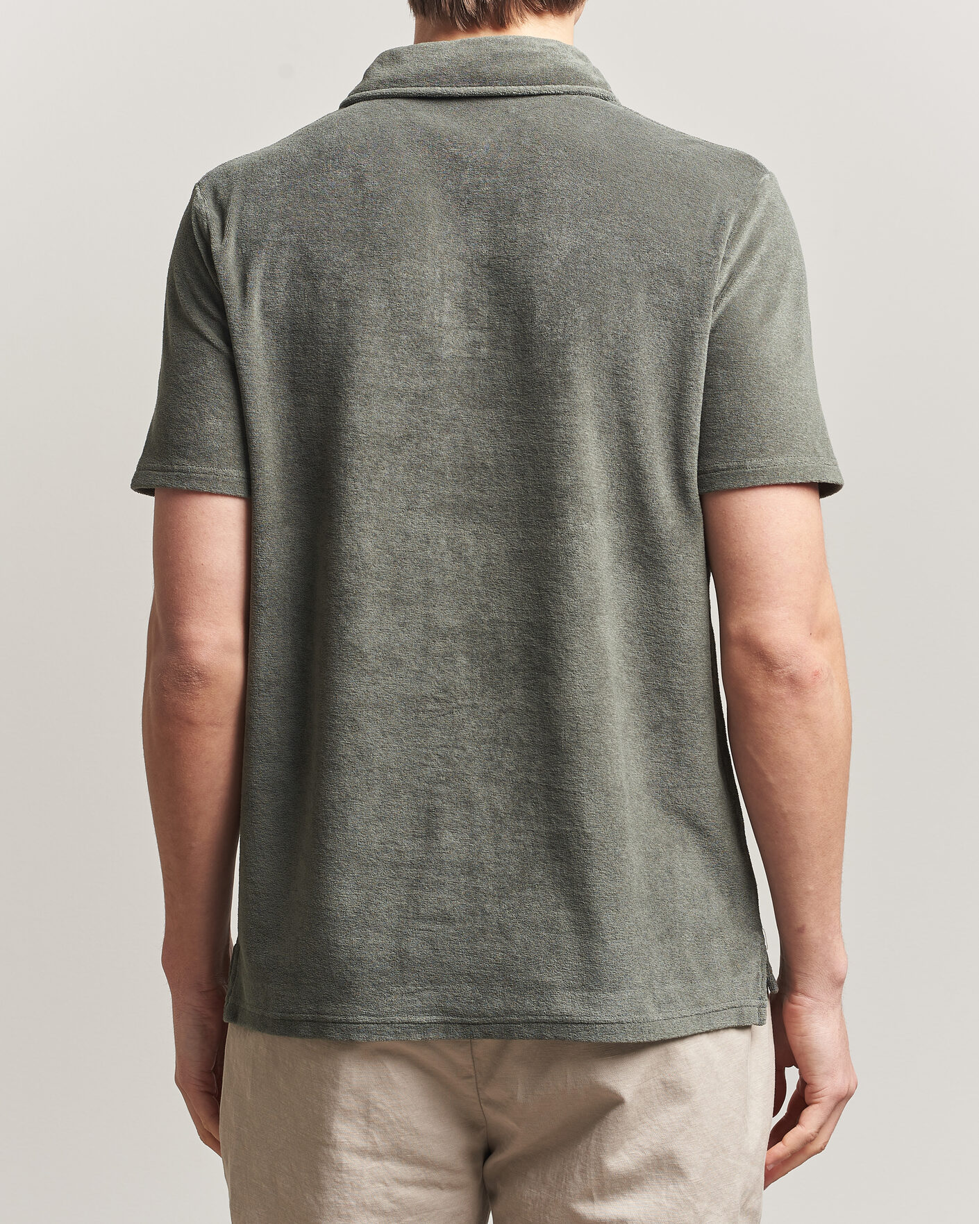 Uomini | Polo | Altea | Terry Cotton Polo Olive