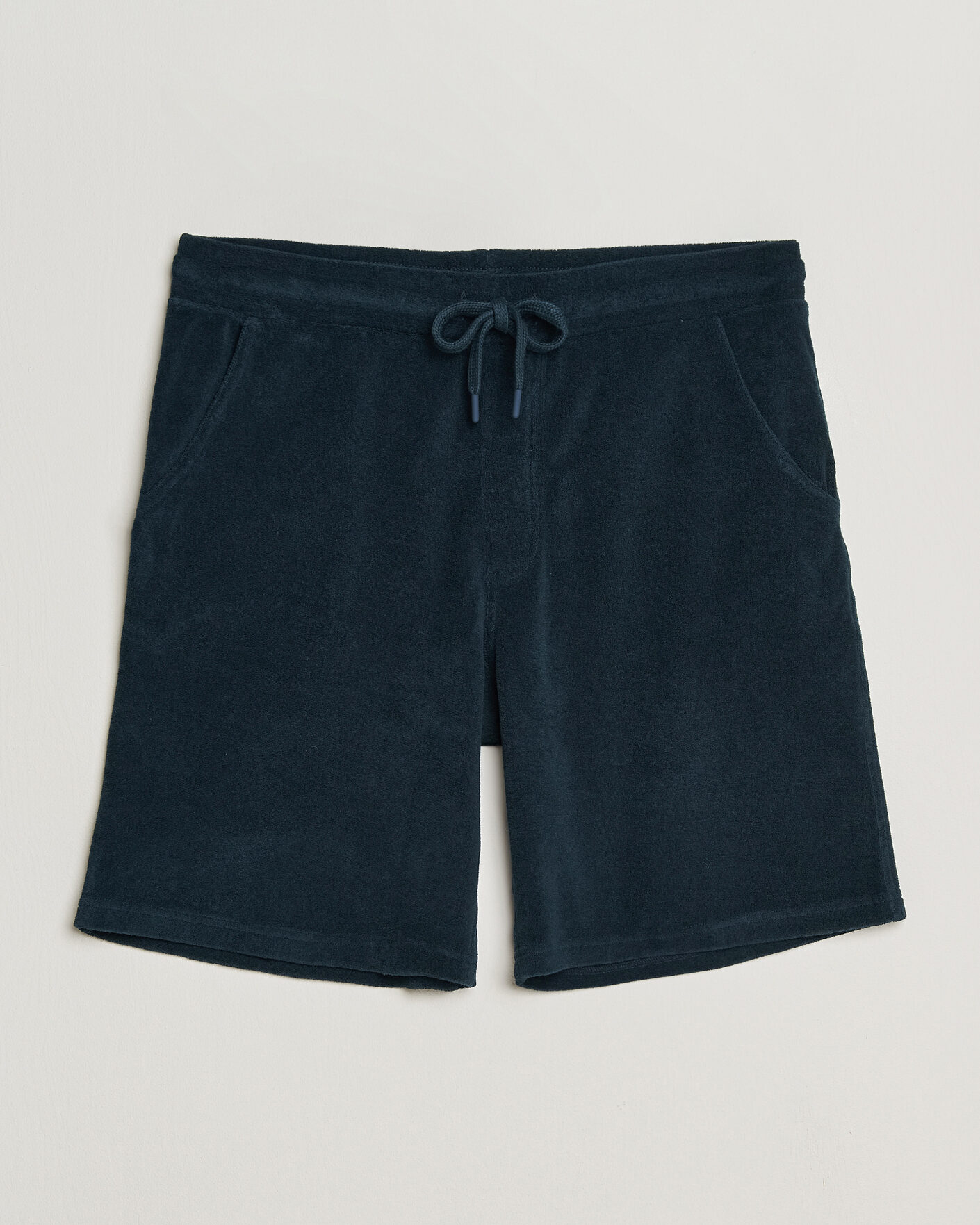 Uomini | Pantaloncini | Altea | Terry Drawstring Shorts Navy