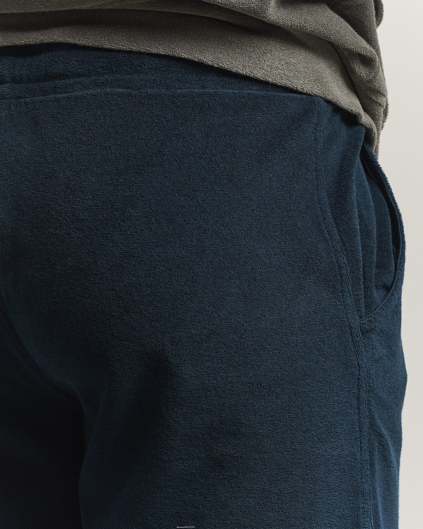 Uomini | Pantaloncini | Altea | Terry Drawstring Shorts Navy