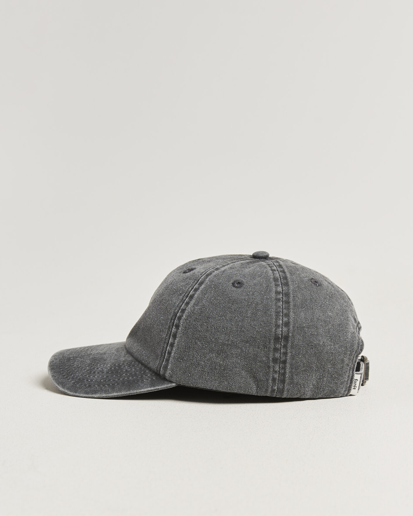 Uomini | Cappelli & Berretti | Forét | Bouquet Heavy Washed Cap Washed Black