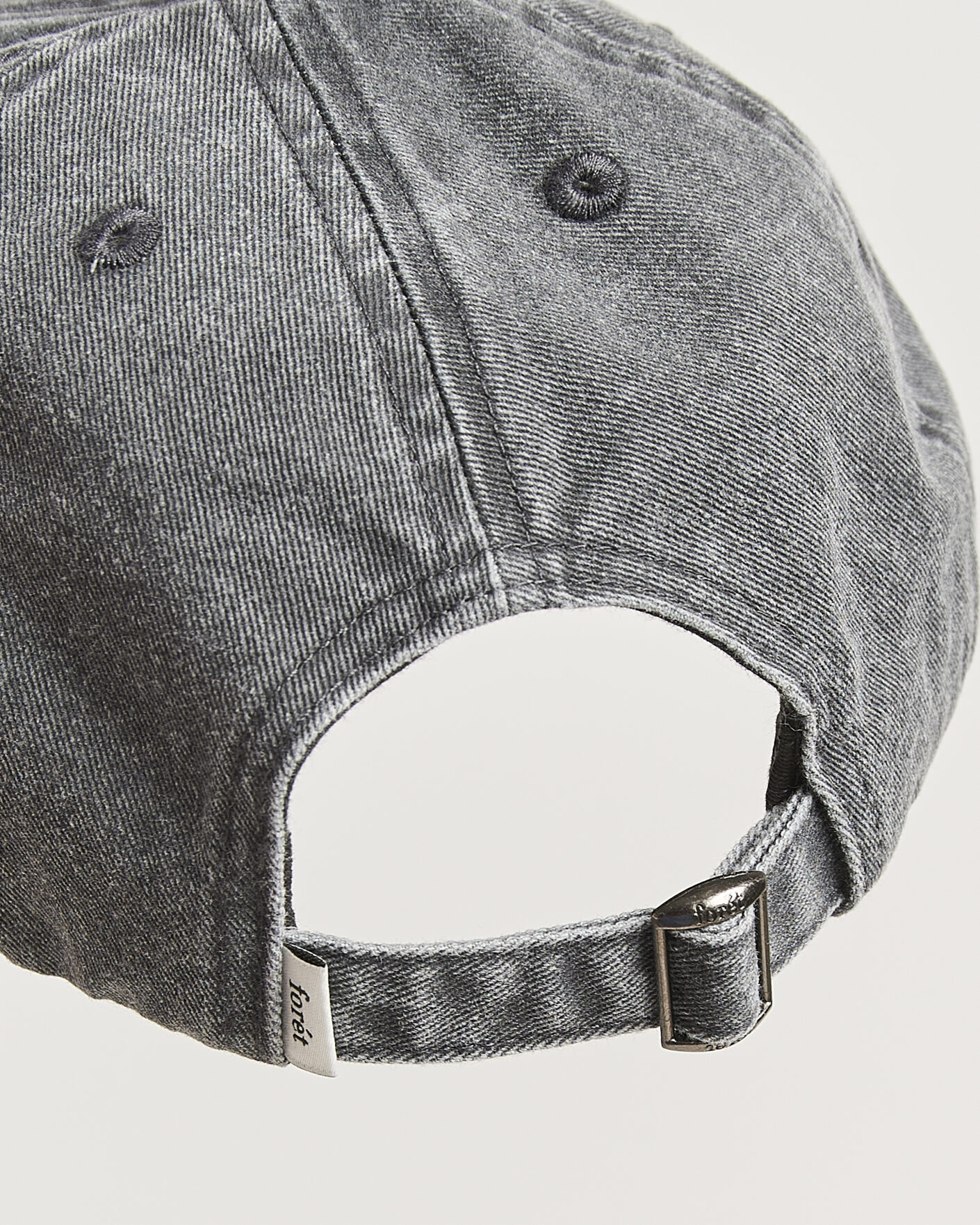 Uomini | Cappelli & Berretti | Forét | Bouquet Heavy Washed Cap Washed Black
