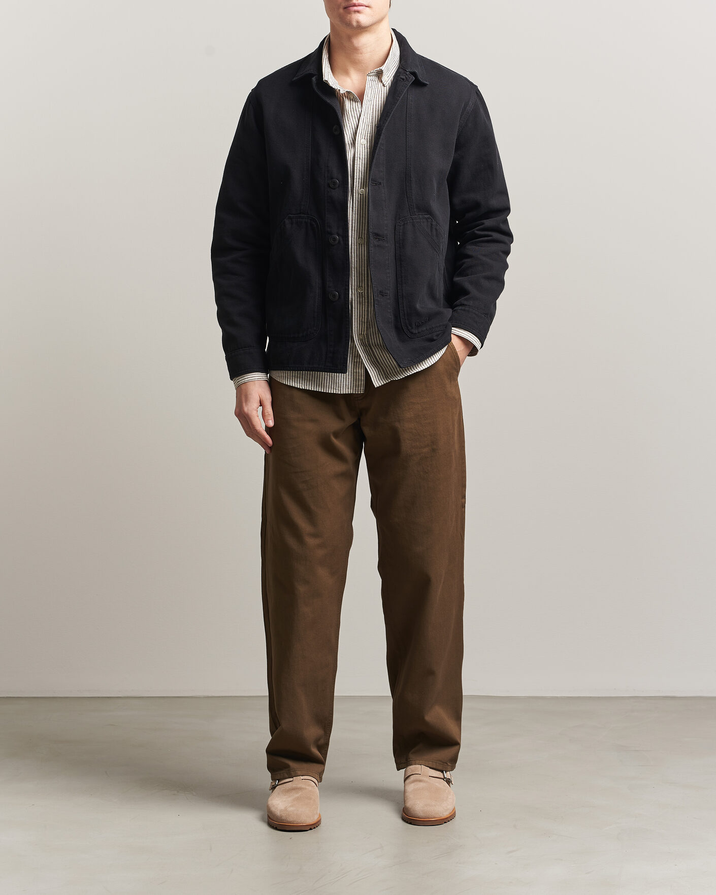 Uomini | Pantaloni | Forét | Clay Light Pants Algae Green