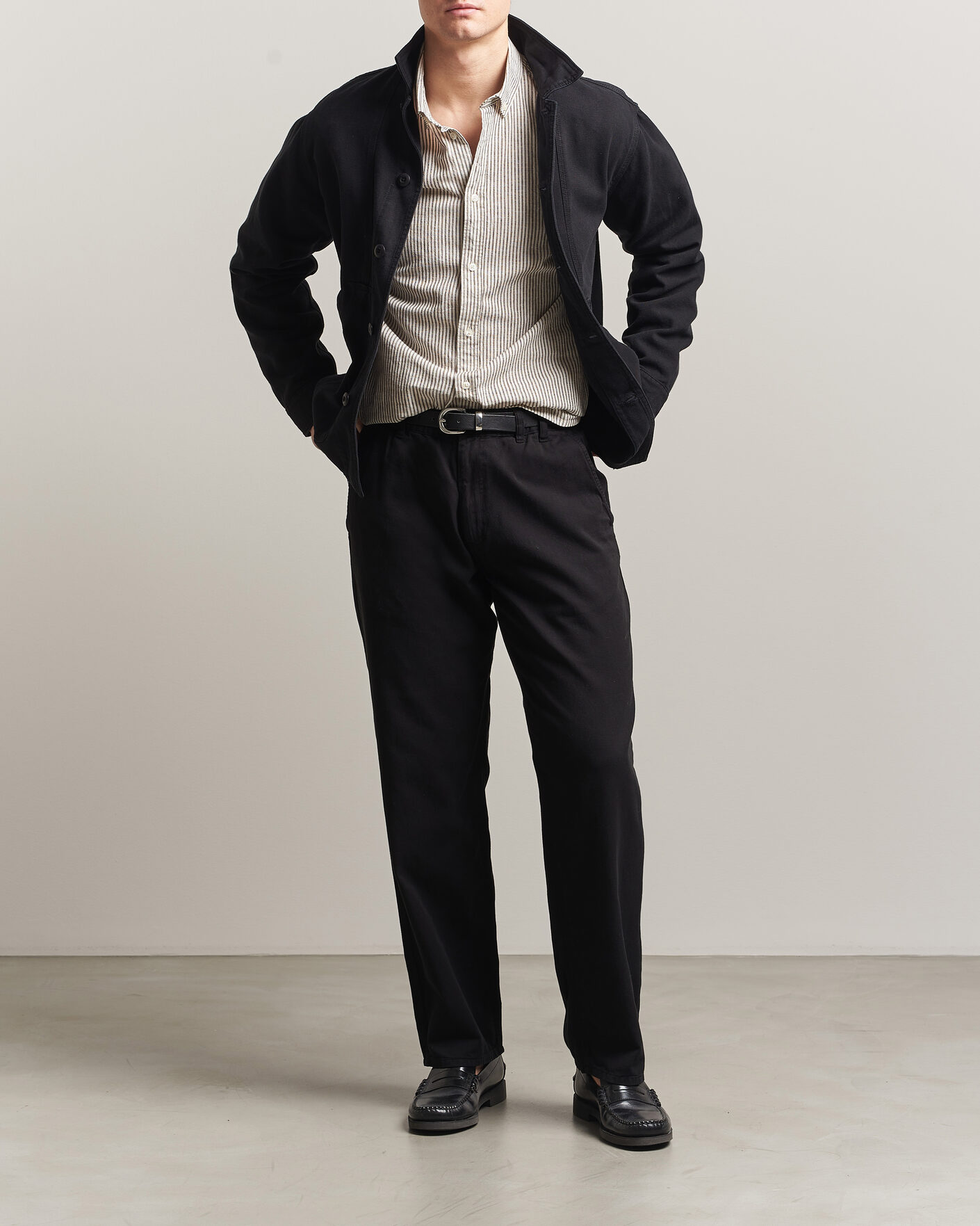 Uomini | Pantaloni | Forét | Clay Light Pants Black