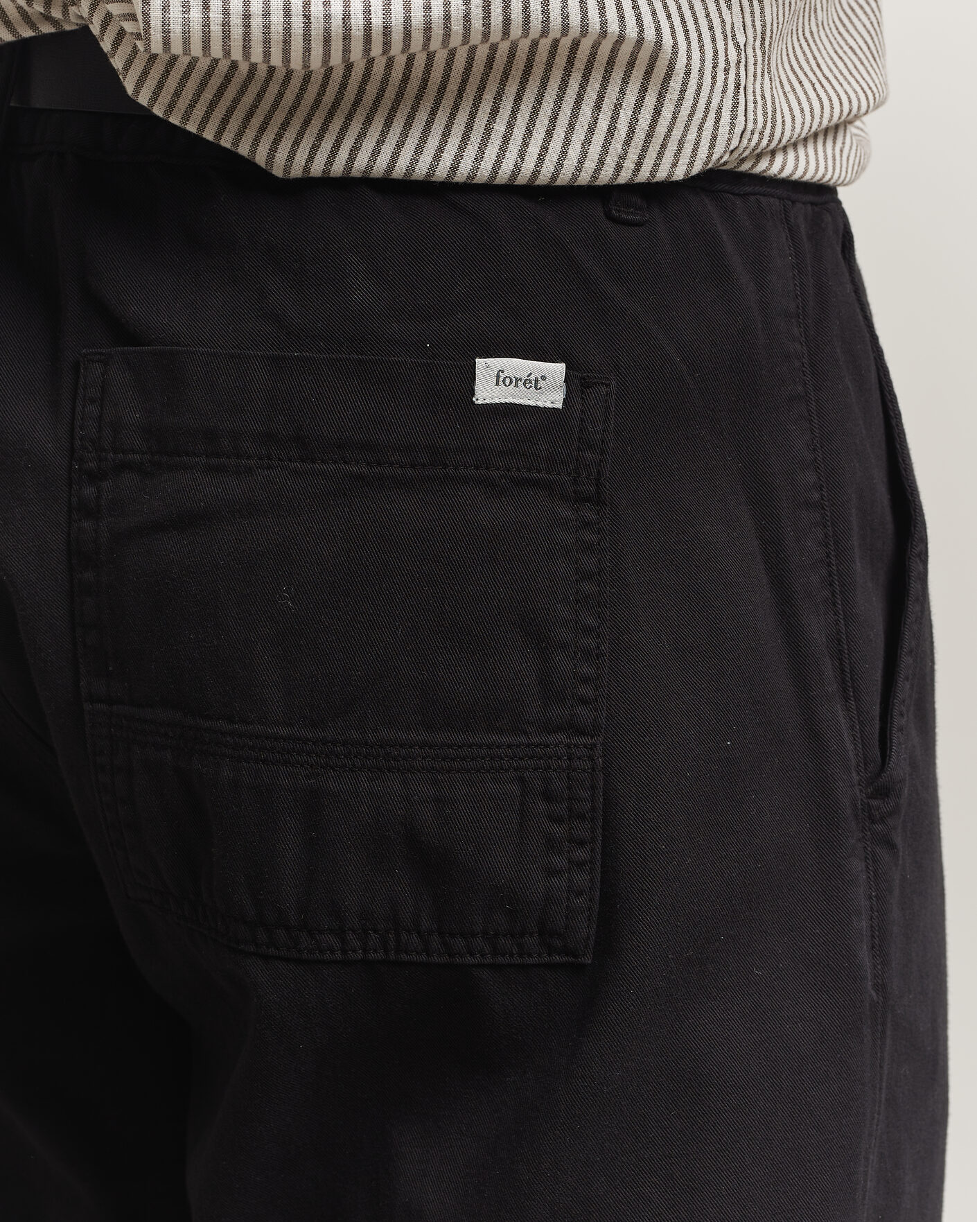 Uomini | Pantaloni | Forét | Clay Light Pants Black