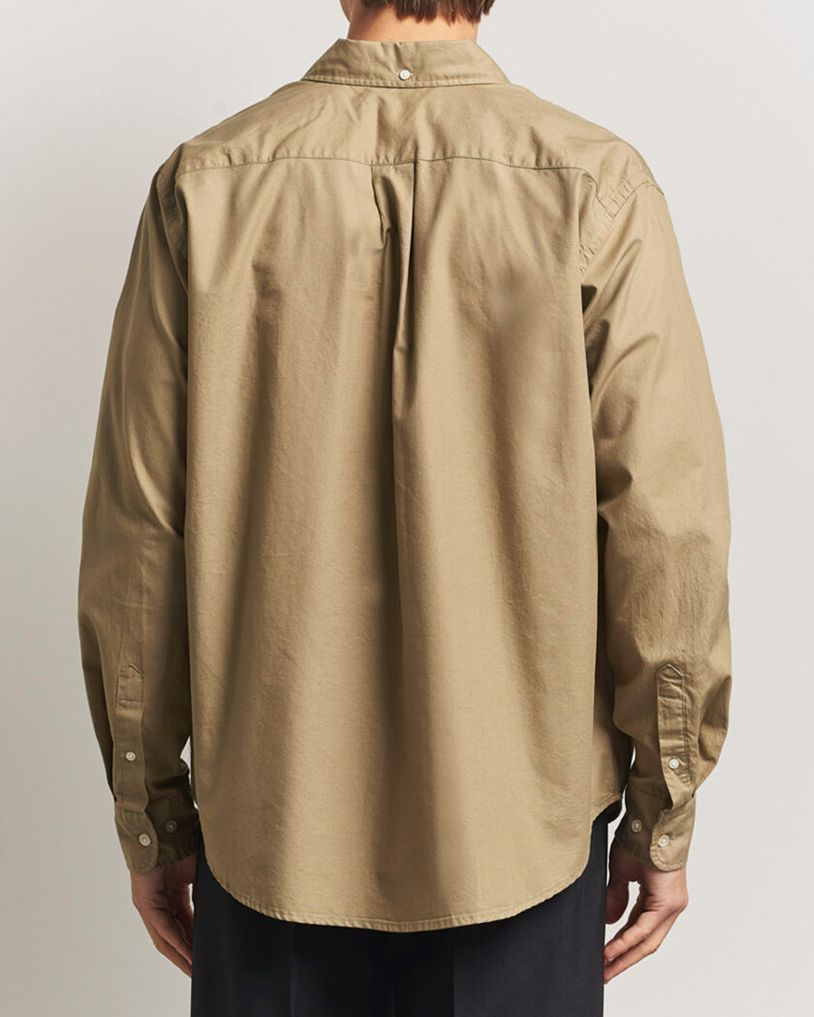 Uomini | Camicie | Forét | Flag Regular Fit Oxford Shirt Khaki