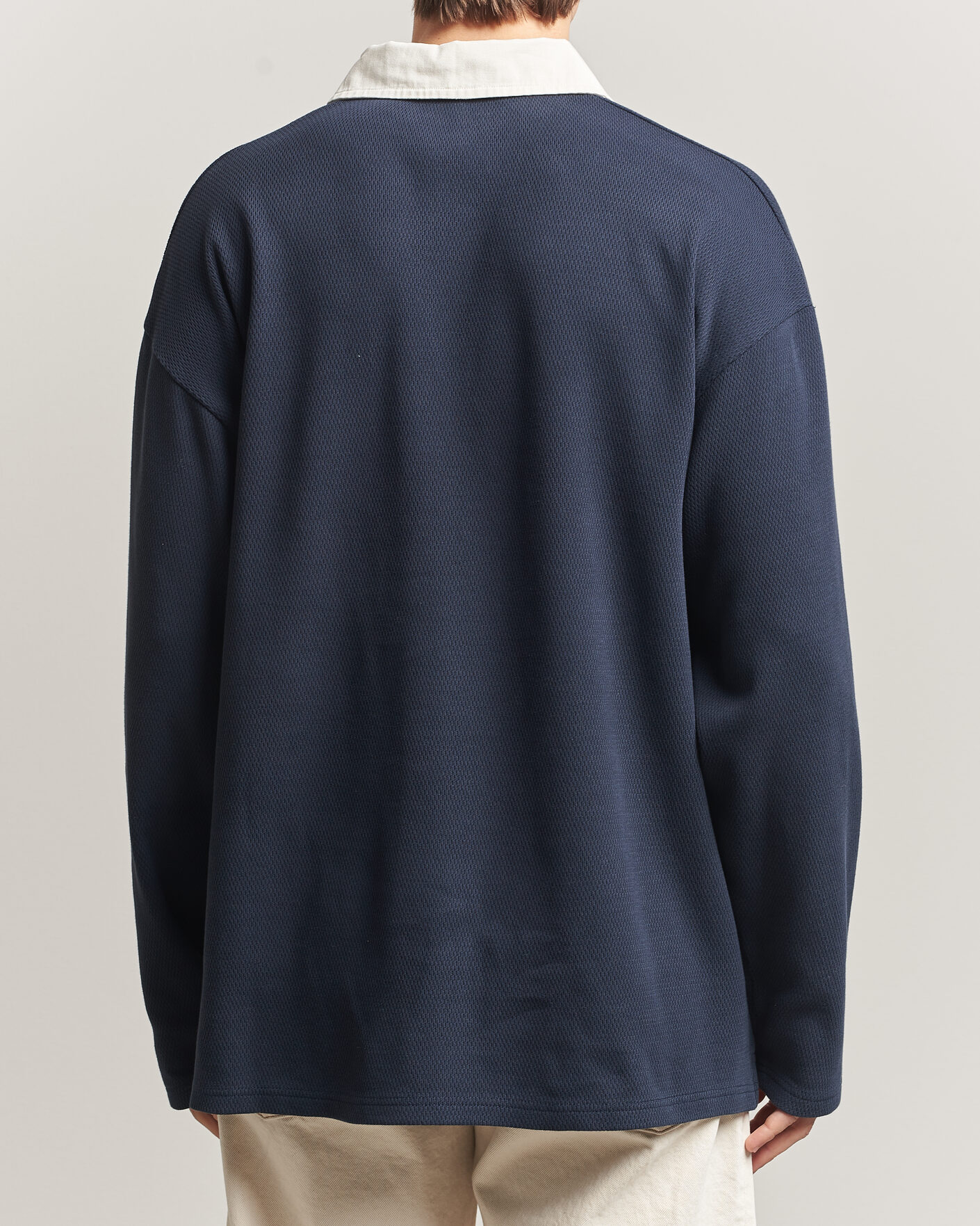 Uomini | Maglieria | Forét | Match Rugby Structured Sweatshirt Navy