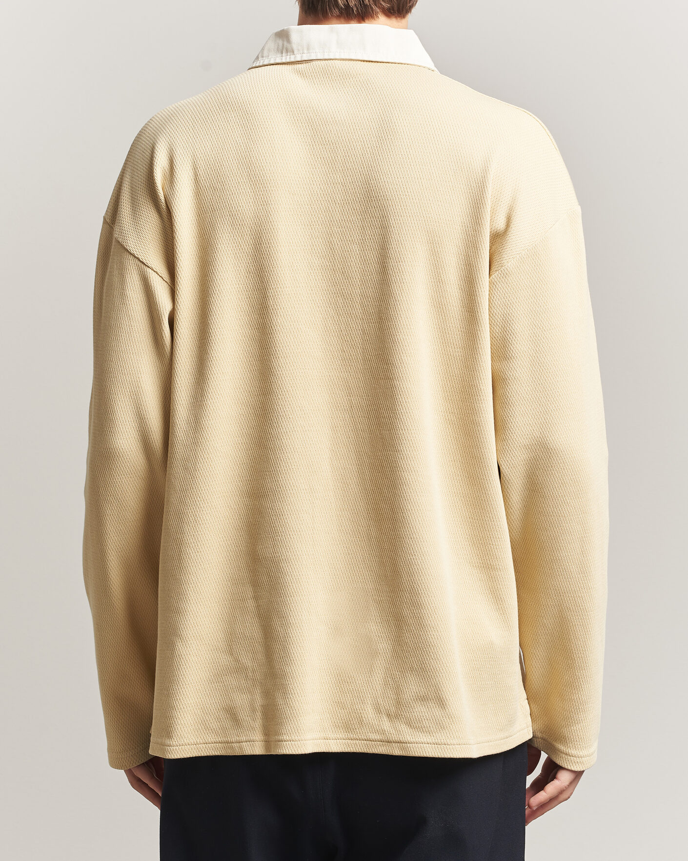Uomini | Maglieria | Forét | Match Rugby Structured Sweatshirt Vintage Yellow