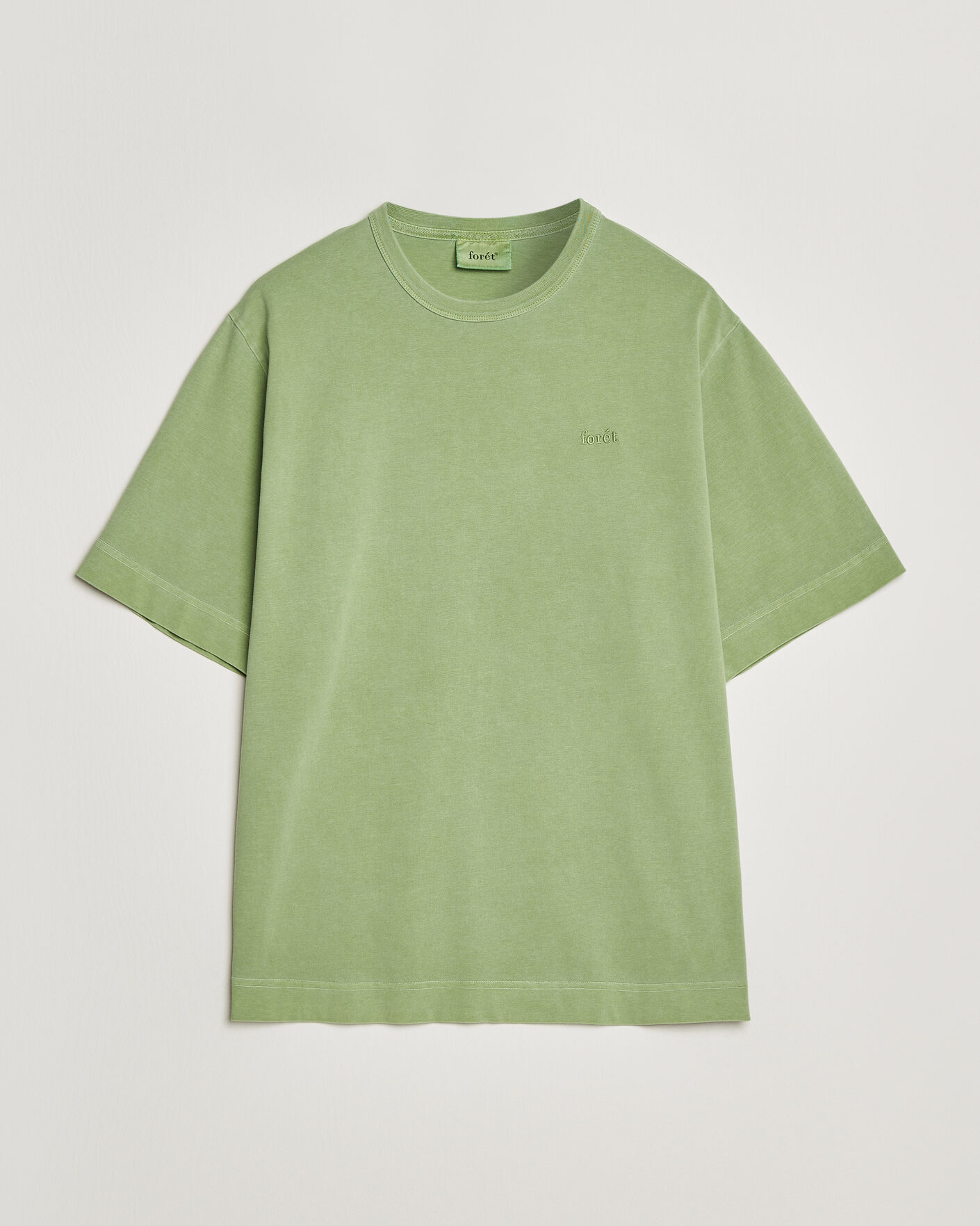 Uomini | T-shirt | Forét | Park Loose Fit T-Shirt Vibrant Moss