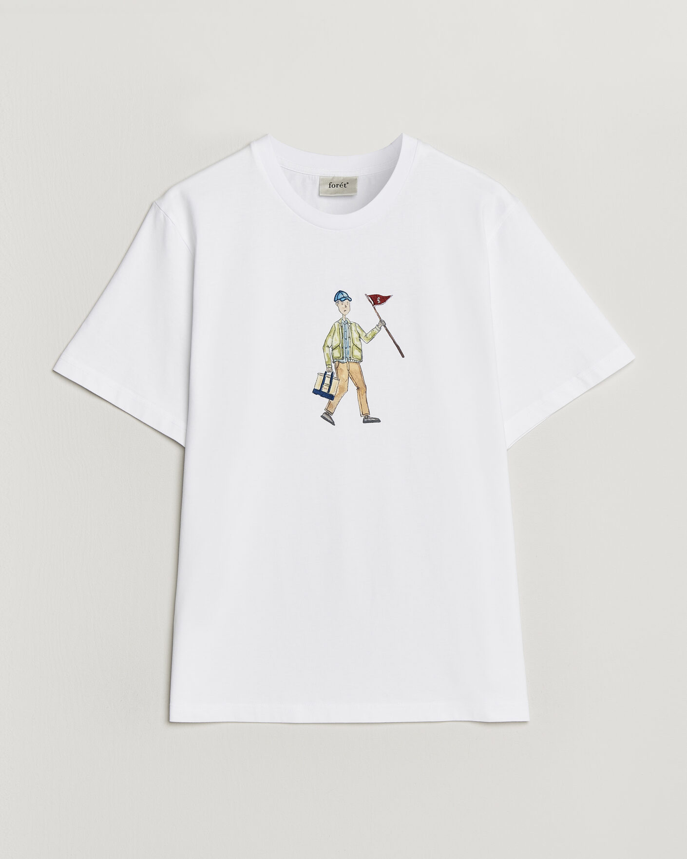 Uomini | T-shirt | Forét | Patrol T-Shirt White