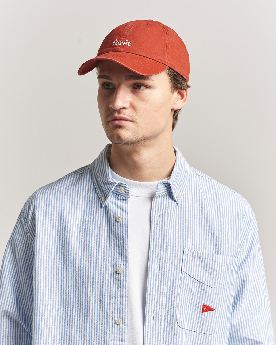 Uomini | Cappelli & Berretti | Forét | Hawk Washed Cap Red