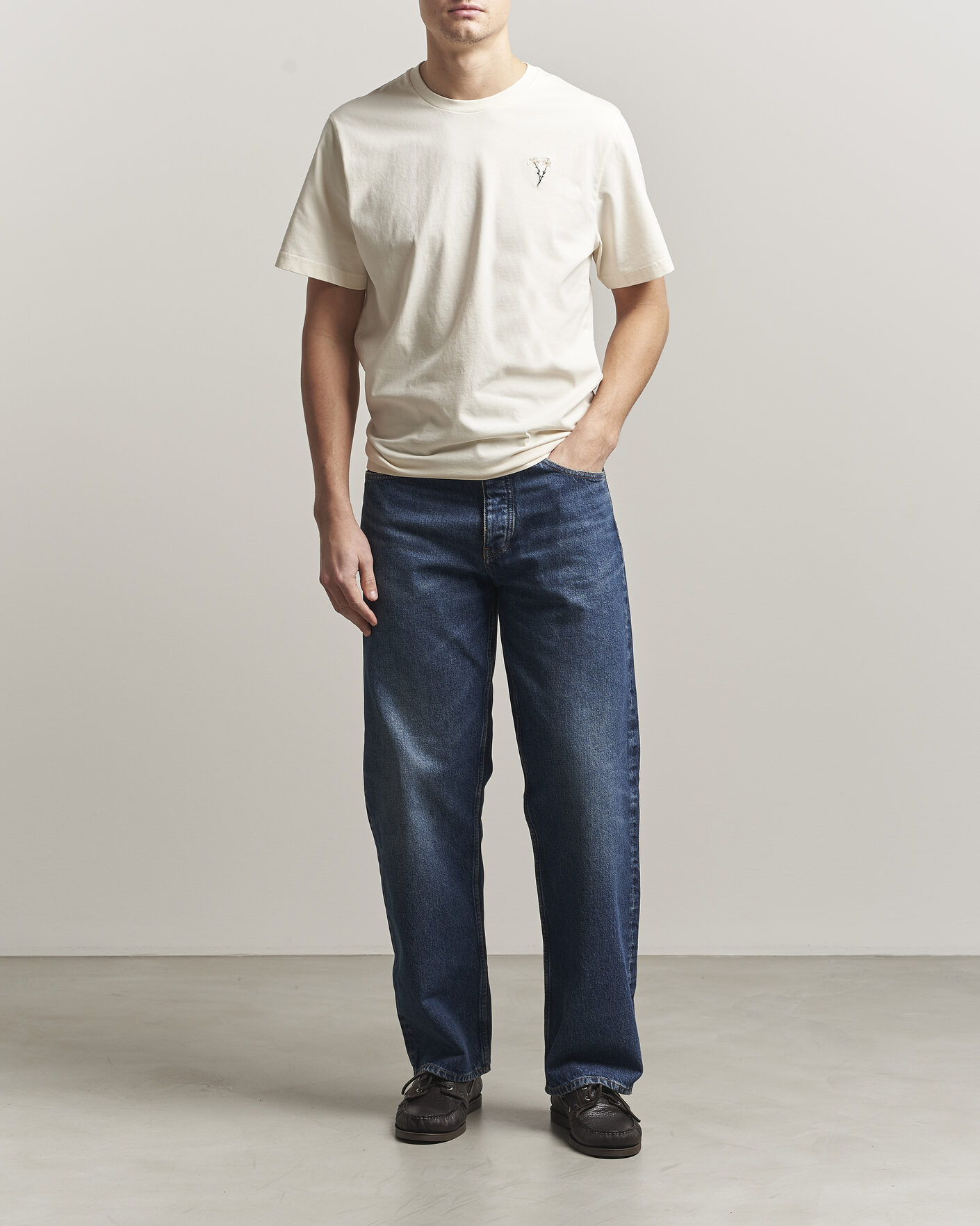 Uomini | T-shirt | Forét | Posy T-Shirt Cloud