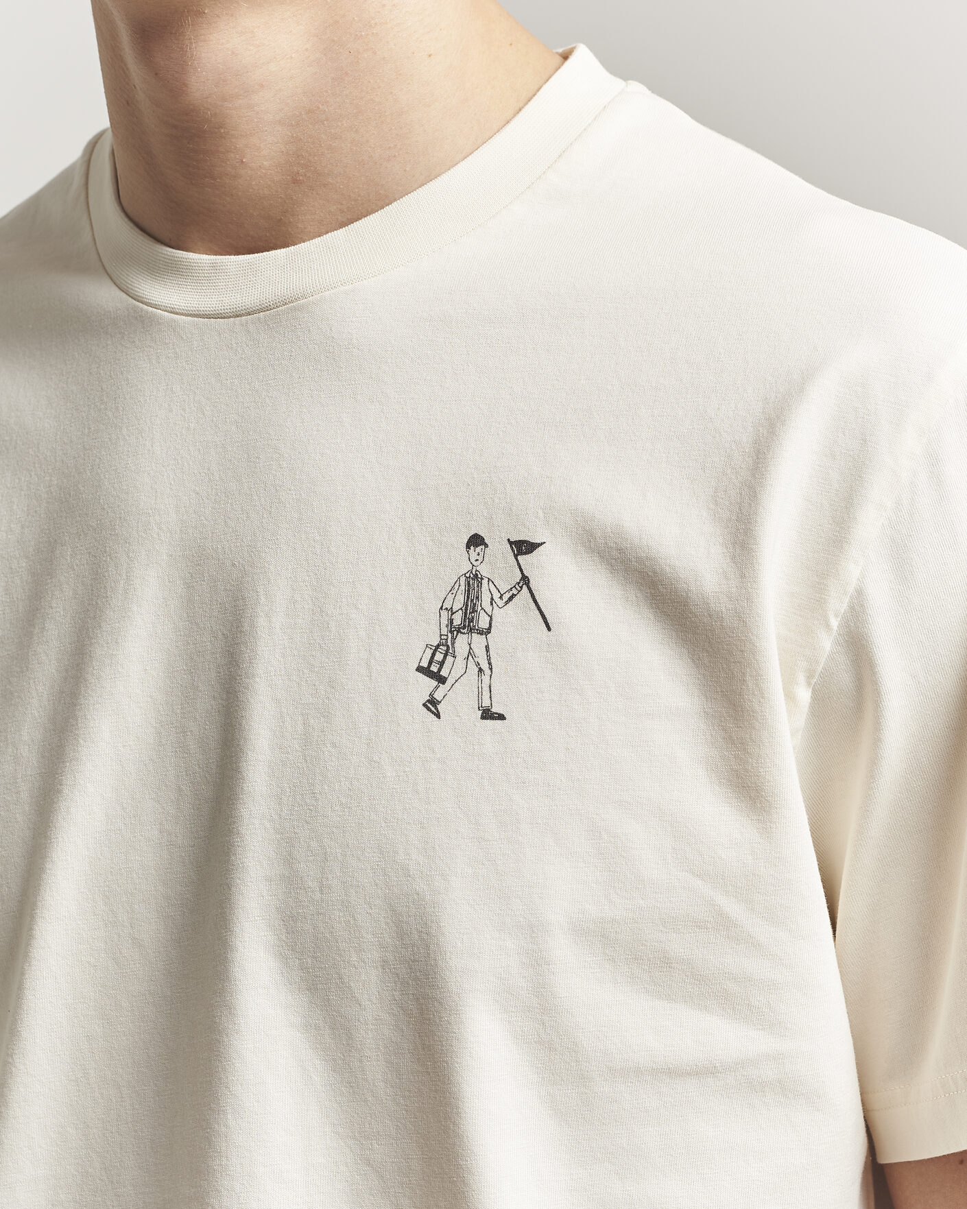 Uomini | T-shirt | Forét | Walker T-Shirt Cloud