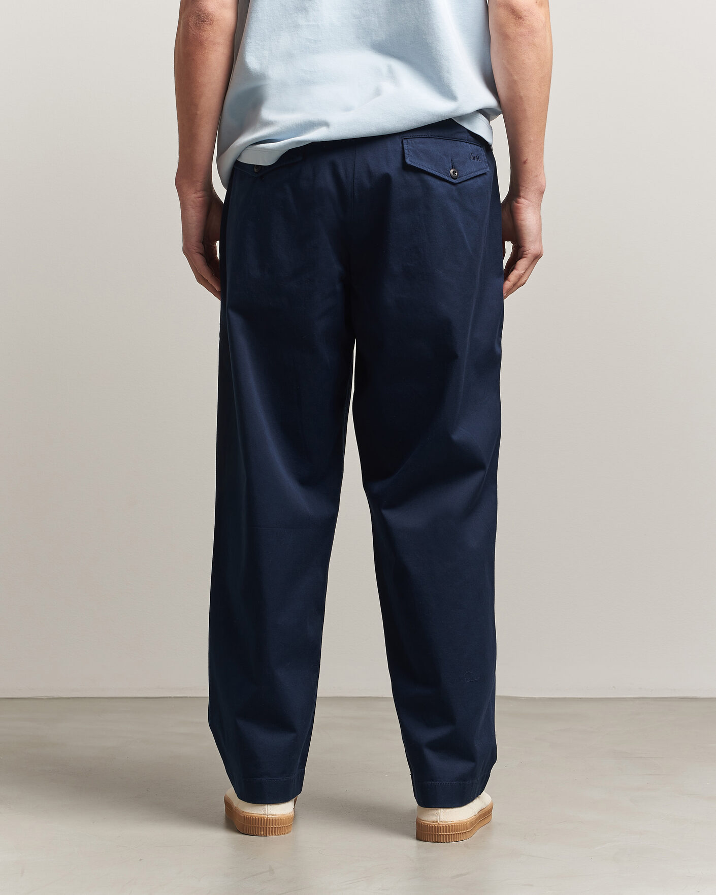 Uomini | Pantaloni | Forét | Writer Relaxed Fit Pants Navy