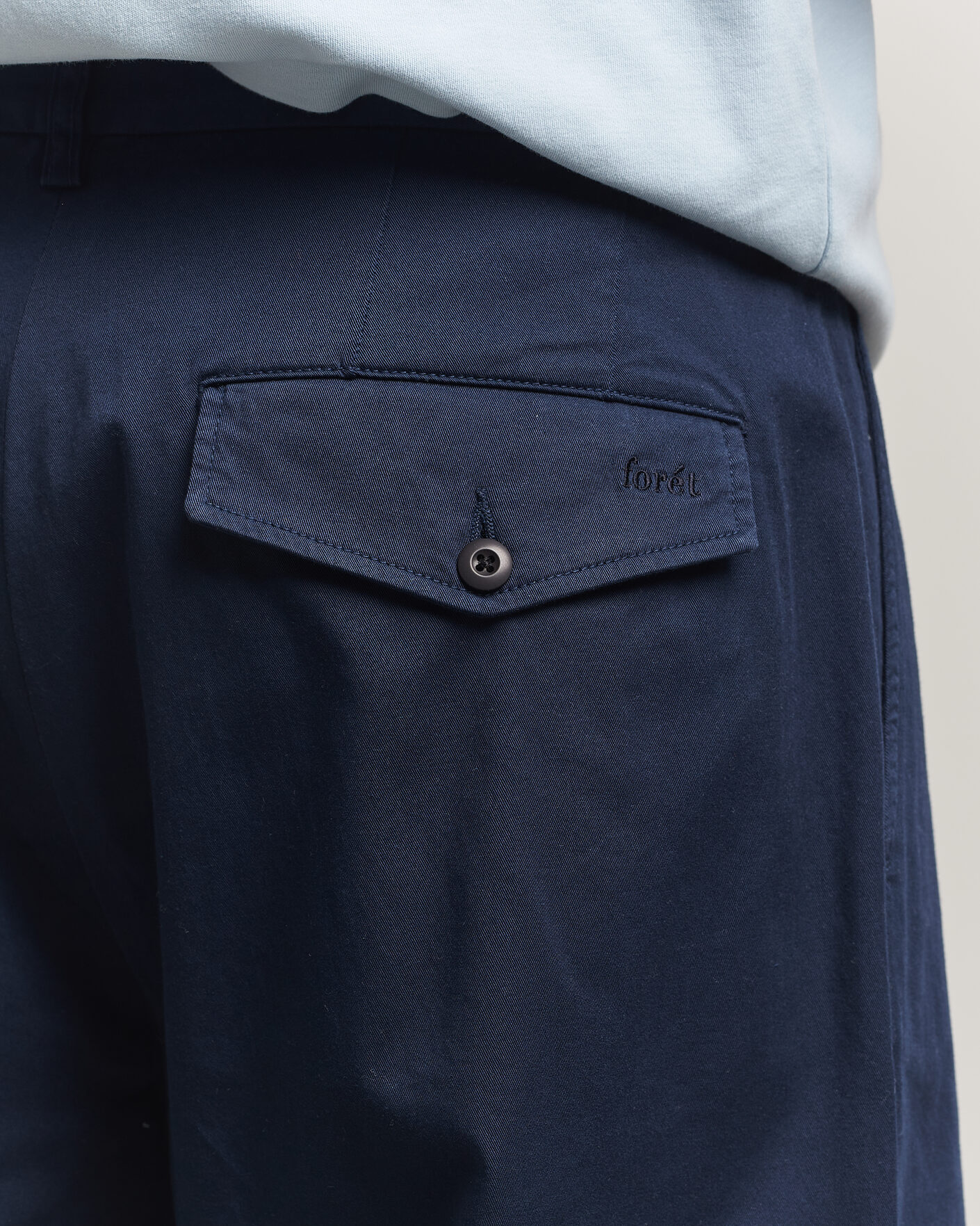 Uomini | Pantaloni | Forét | Writer Relaxed Fit Pants Navy